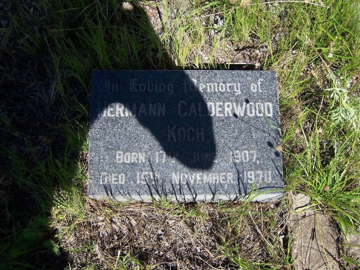 KOCH Hermann Calderwood 1907-1970