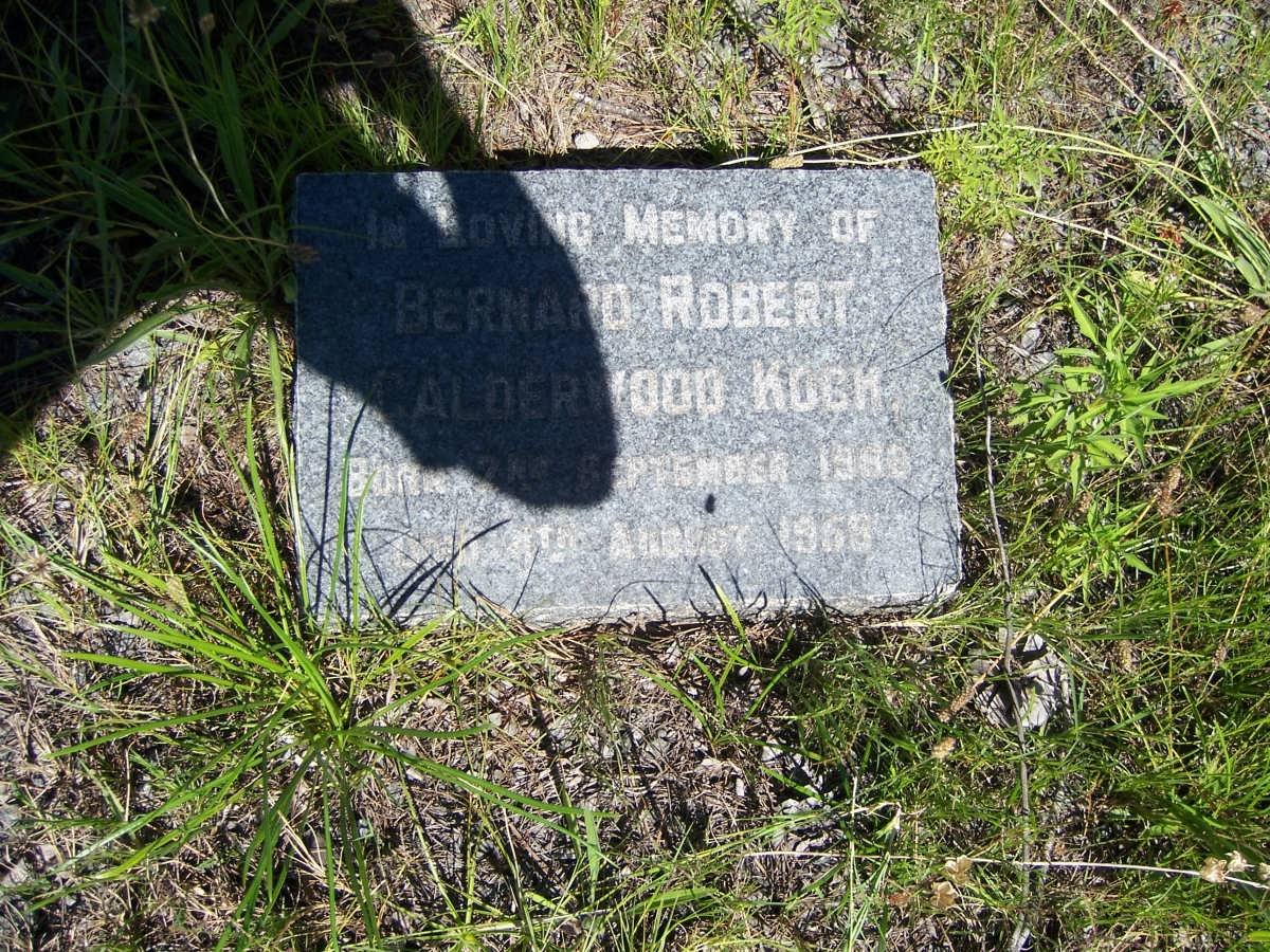 KOCH Bernard Robert Calderwood -1958