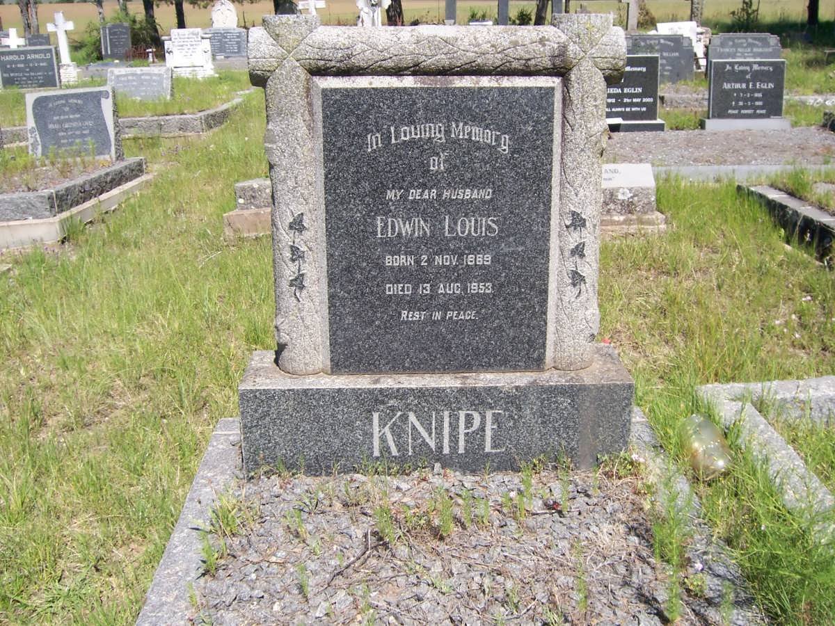 KNIPE Edwin Lewis 1869-1953