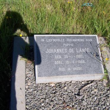 LANGE Johannes, de 1902-1966