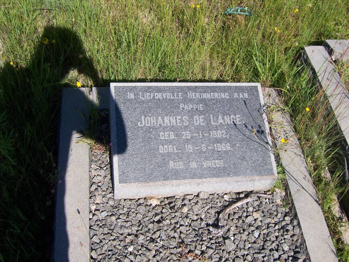 LANGE Johannes, de 1902-1966