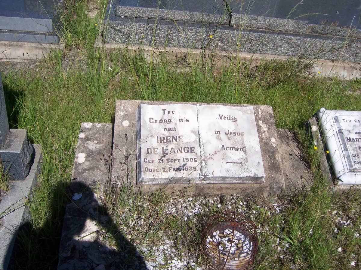 LANGE Irene, de 1906-1939