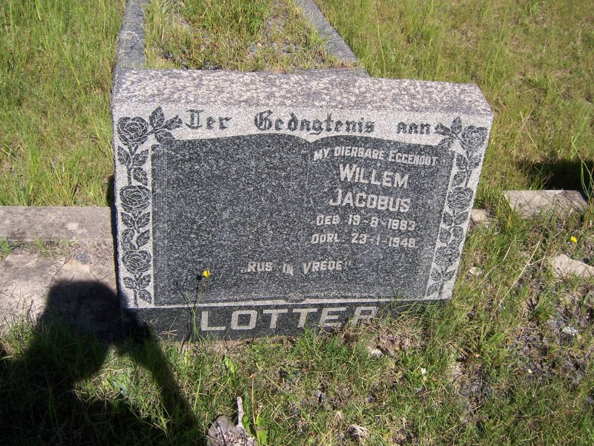 LOTTER Willem Jacobus 1883-1948