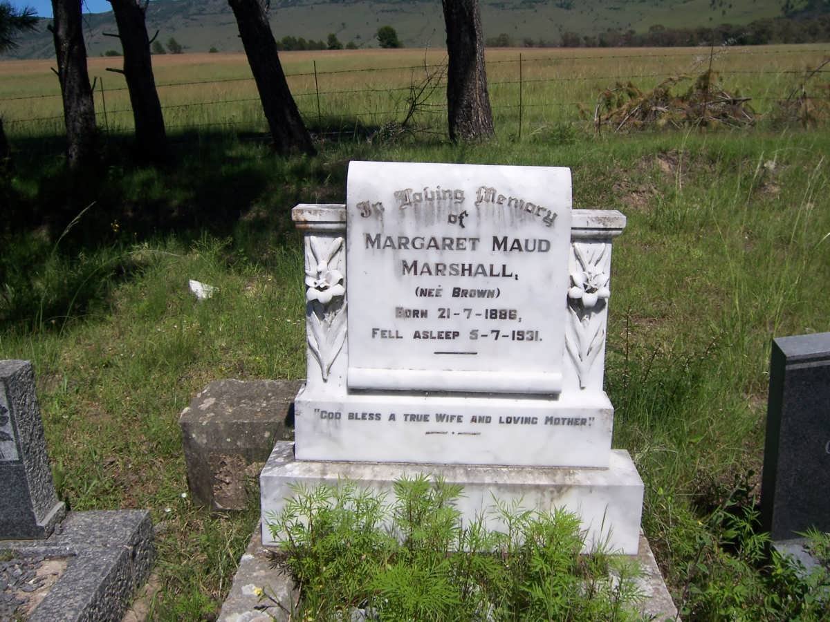 MARSHALL Margaret Maud nee BROWN 1886-1931