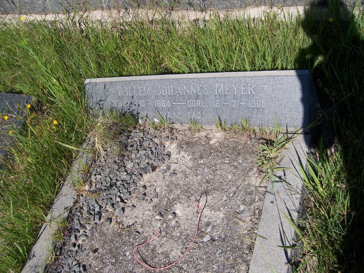 MEYER Willem Johannes 1884-1965