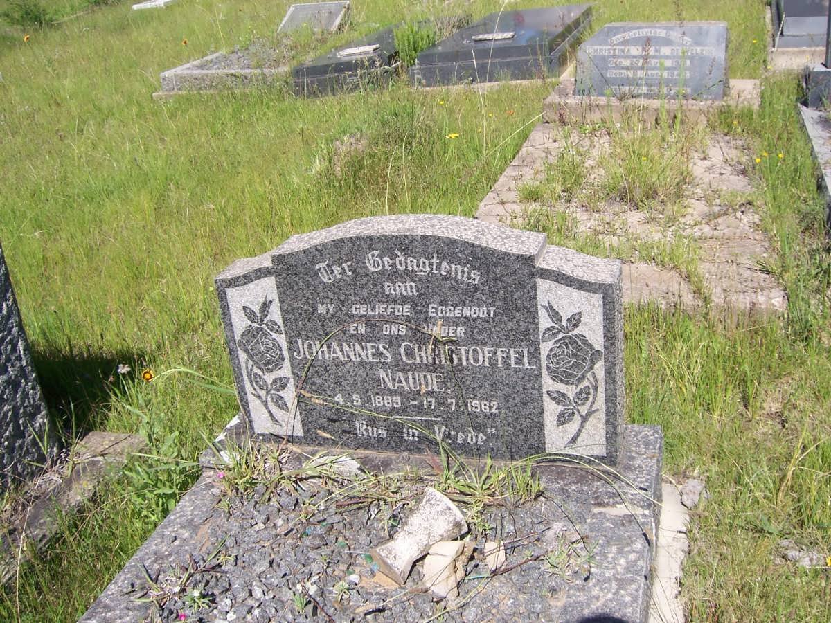NAUDE Johannes Christoffel 188?-1962