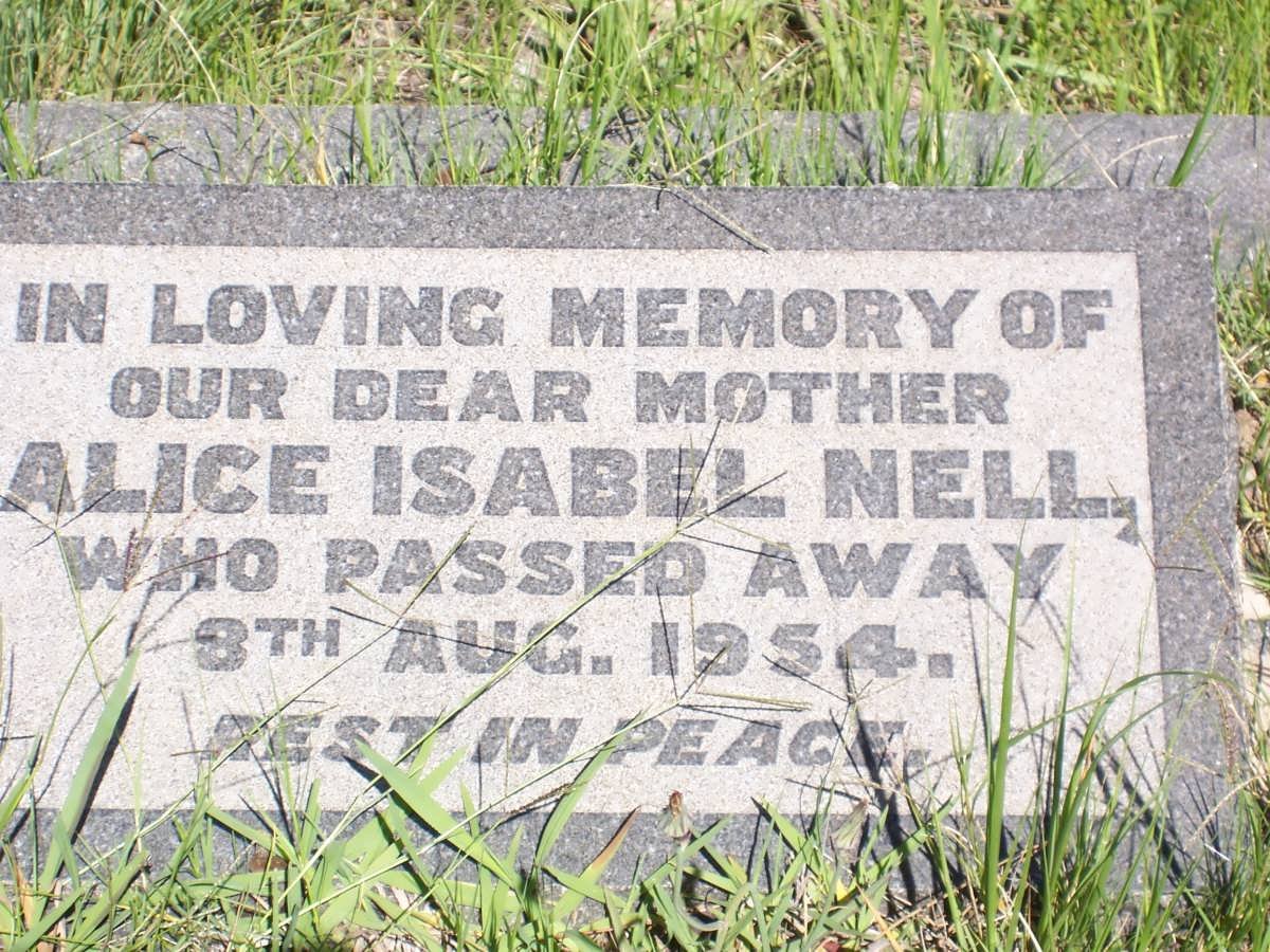 NELL Alice Isabel -1954