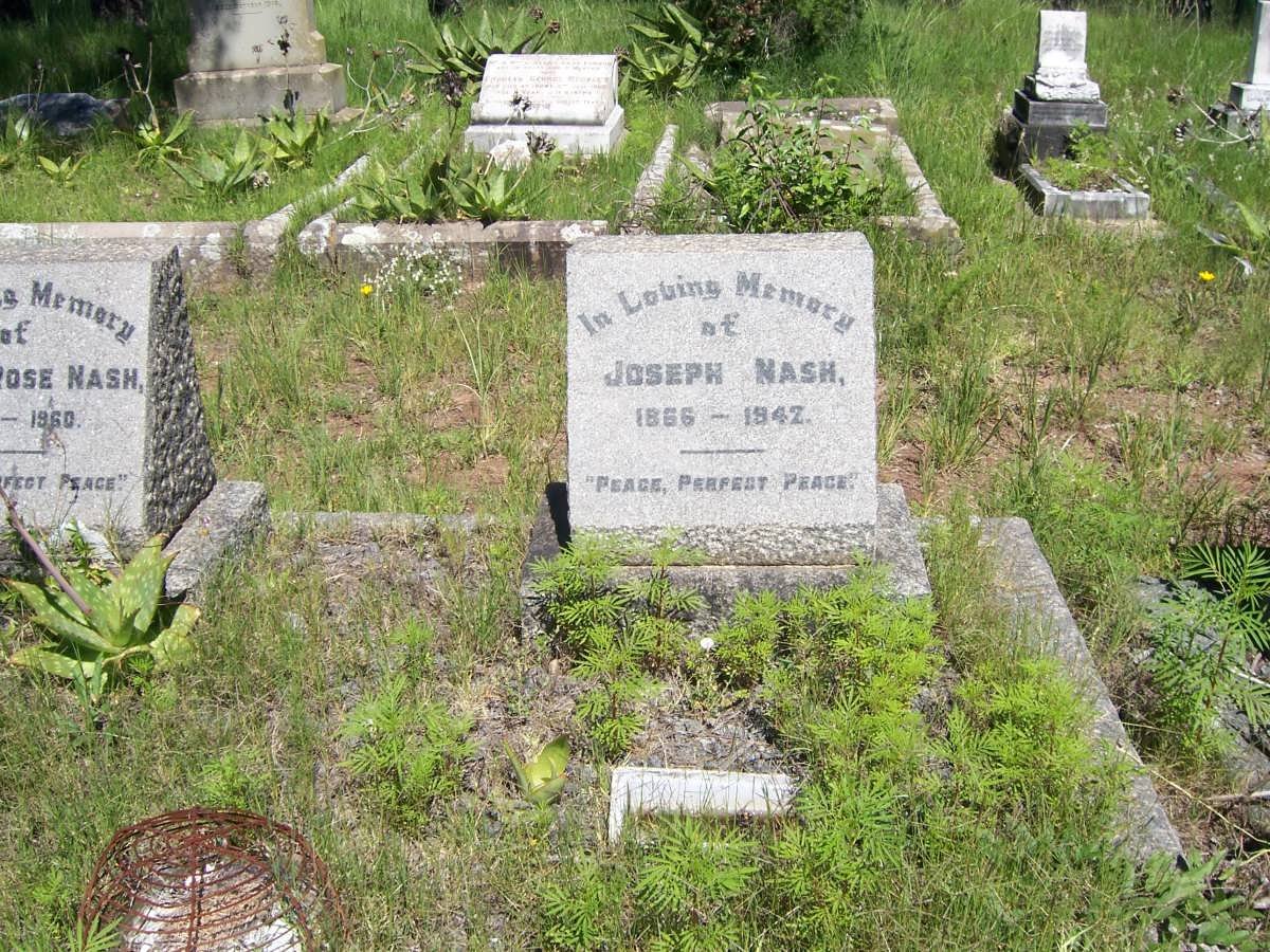 NASH Joseph 1866-1942 &amp; Mabel Rose 1878-1960