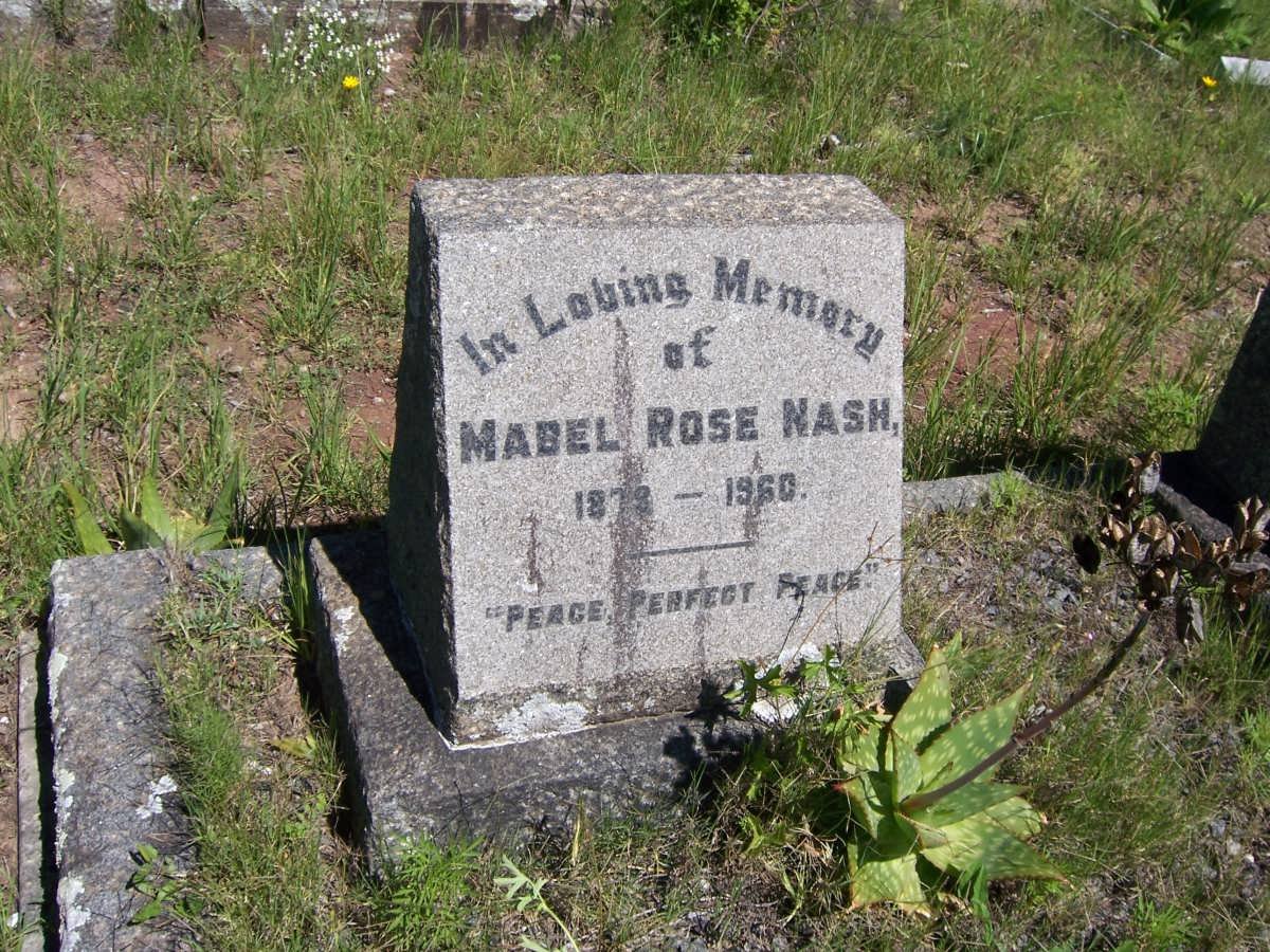 NASH Mabel Rose 1878-1960