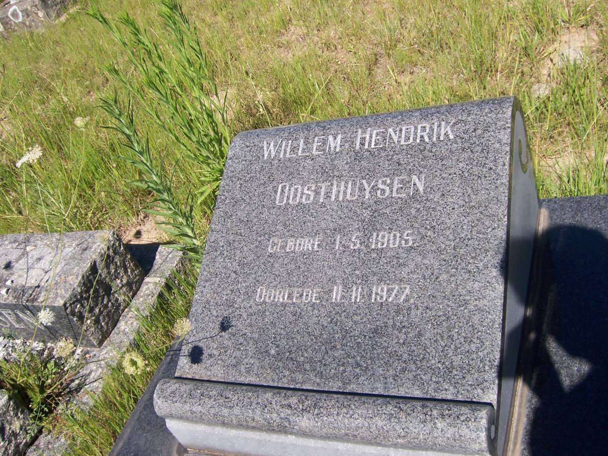 OOSTHUYSEN Willem Hendrik 1905-1977