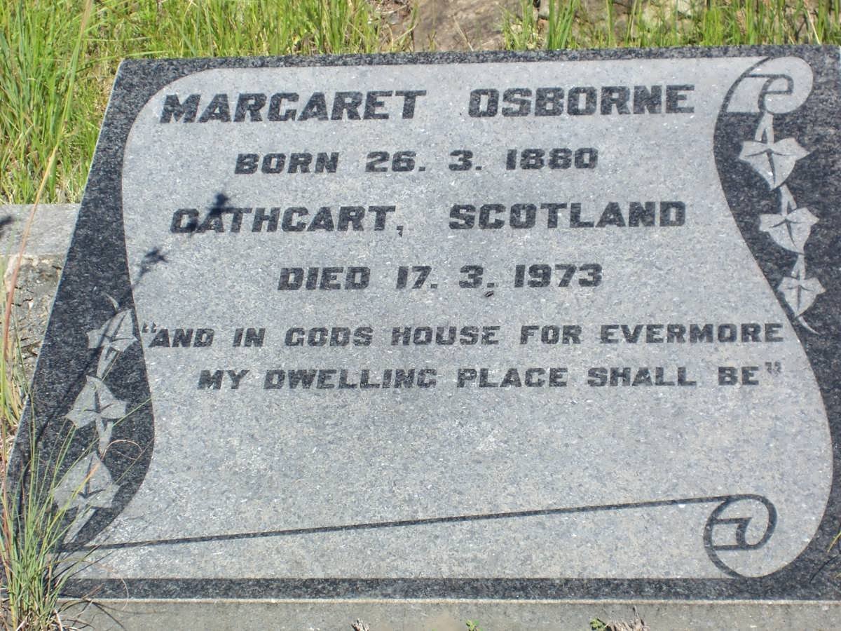 OSBORNE Margaret 1880-1973
