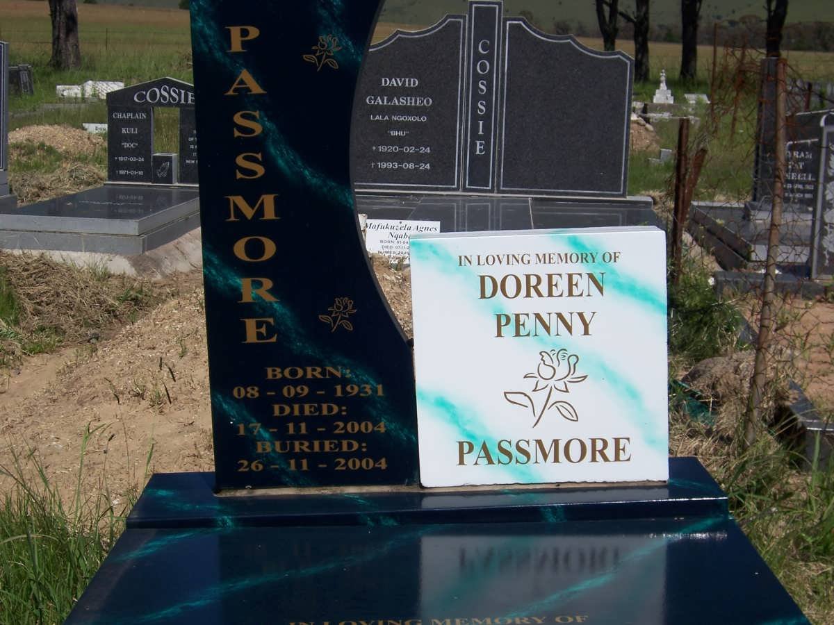 PASSMORE Doreen Penny 1931-2004