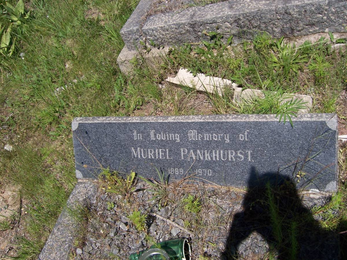 PANKHURST Muriel 1889-1970