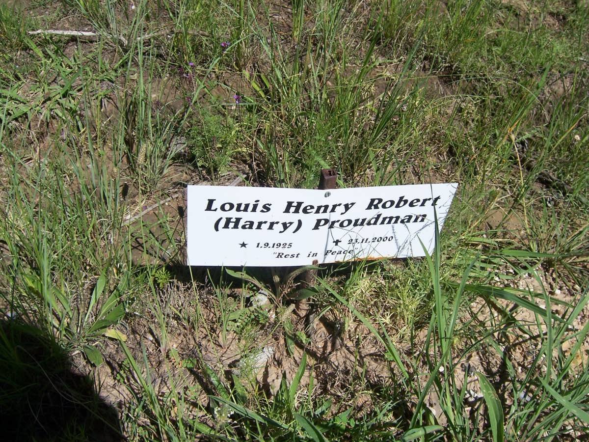 PROUDMAN Louis Henry Robert 1925-2000