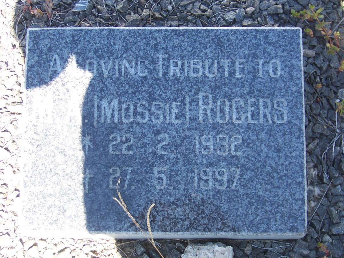 ROGERS Mossie 1932-1997