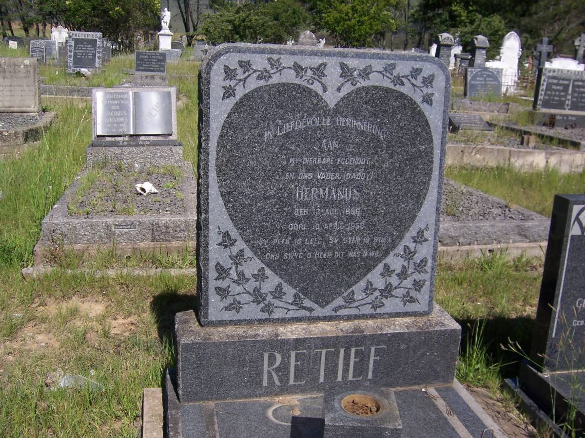 RETIEF Hermanus 1896-1953