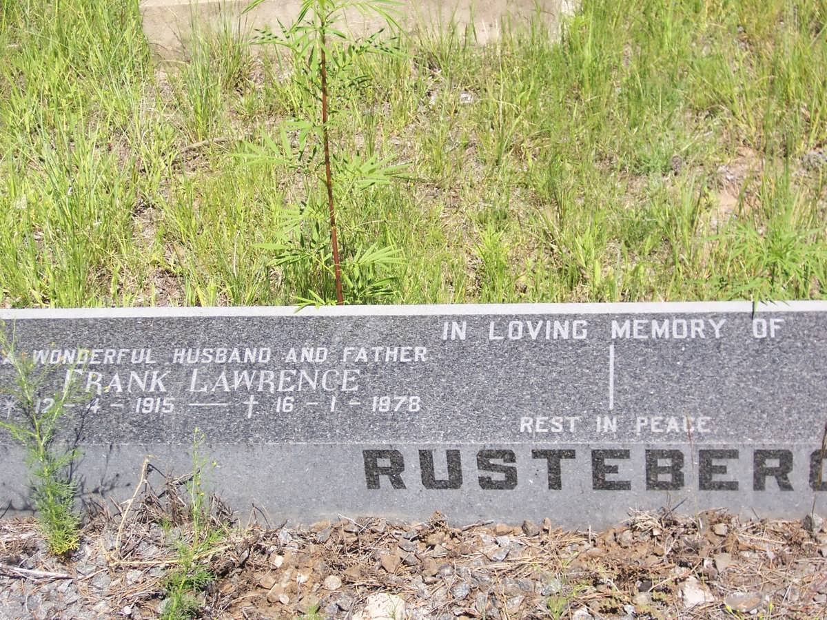 RUSTEBERG Frank Lawrence 1915-1978