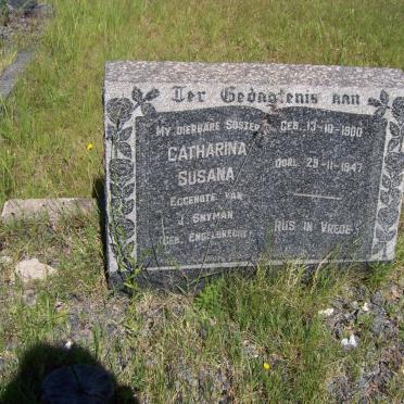SNYMAN Catharina Susana nee ENGELBRECHT 1900-1947