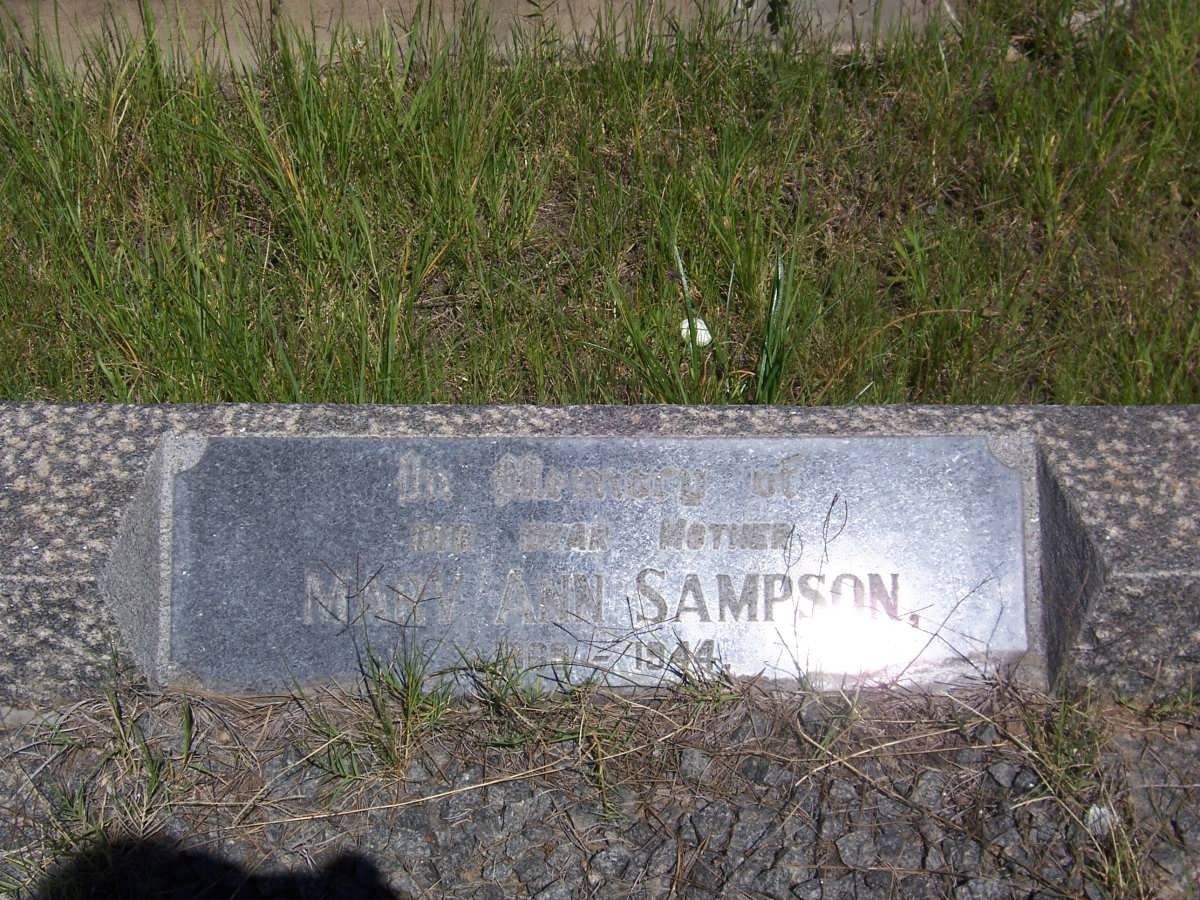 SAMPSON Mary Ann 1869-1944