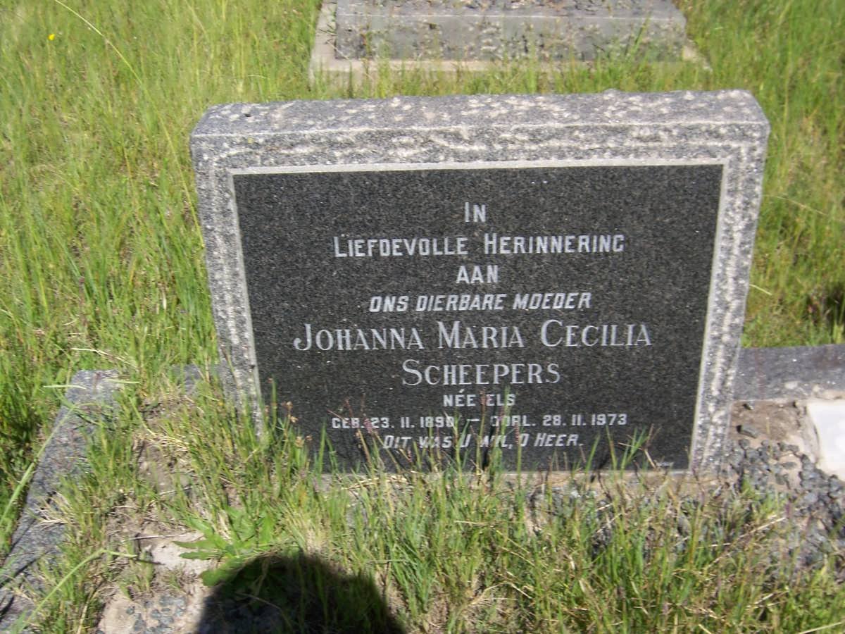 SCHEEPERS Johanna Maria Cecilia nee ELS 189?-1973