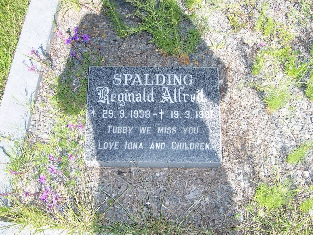 SPALDING Reginald Alfred 1938-1996