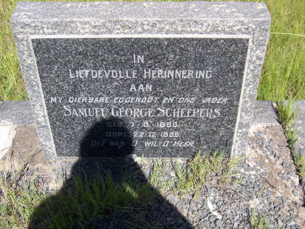 SCHEEPERS Samuel George 1880-1956