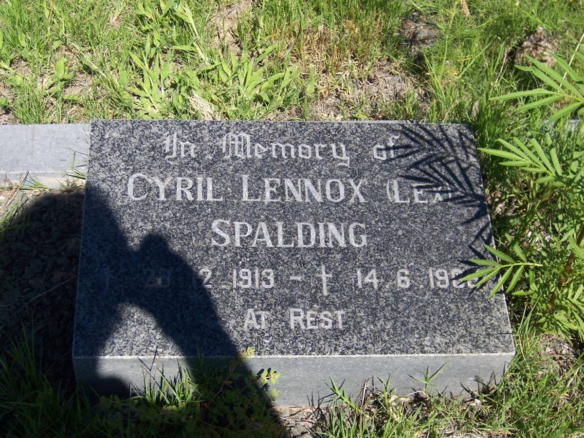 SPALDING Cyril Lennox 1913-196?