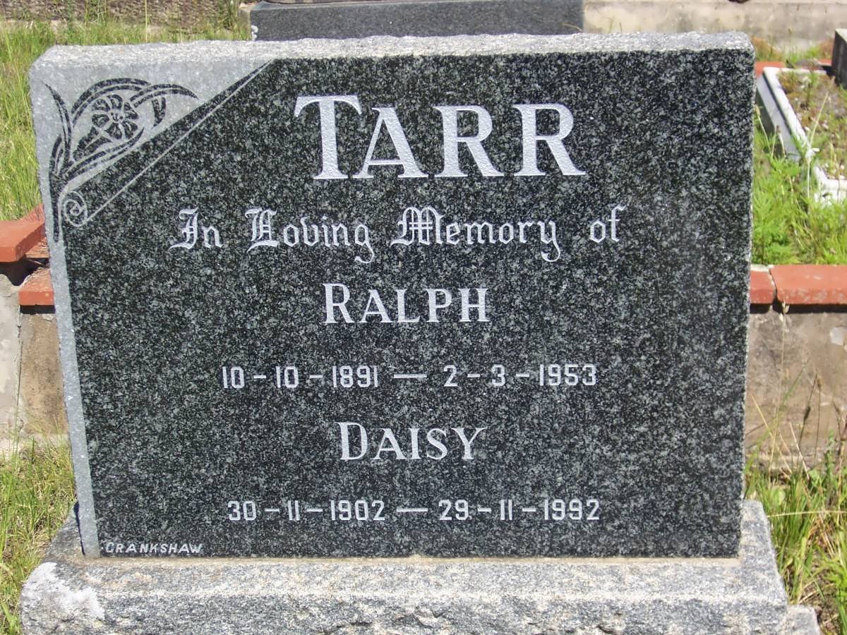 TARR Ralph 1891-1953 &amp; Daisy 1902-1992