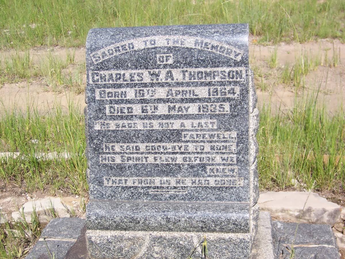 THOMPSON Charles W.A. 1864-1935