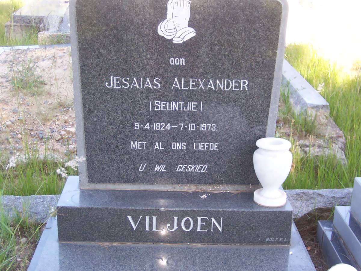 VILJOEN Jesaias Alexander 1924-1973