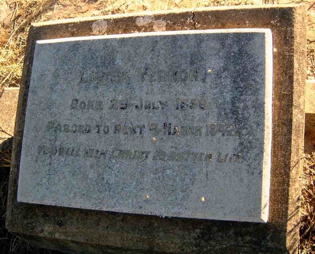 VERNON  Louisa 1856-1942