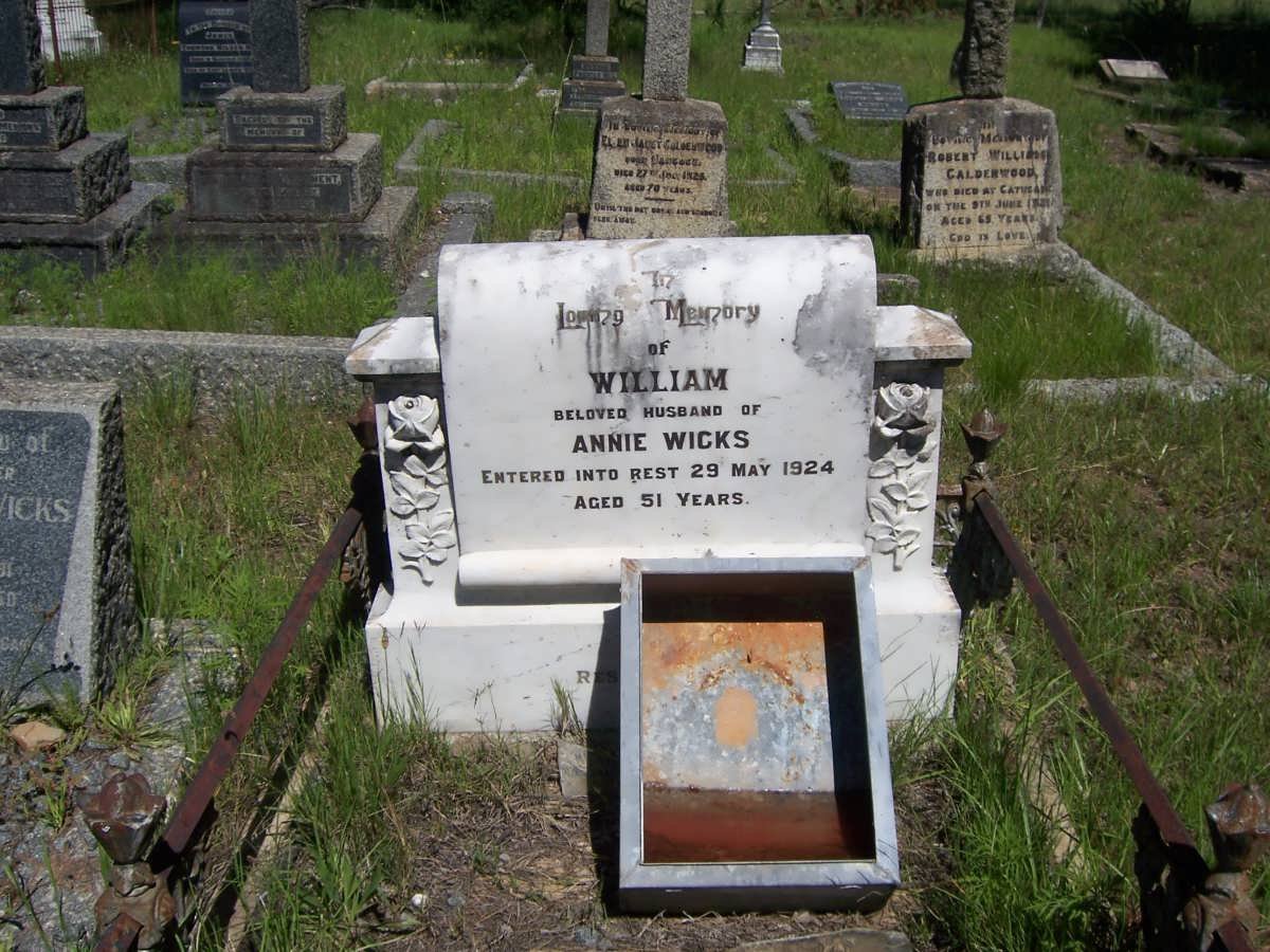 WICKS William -1924