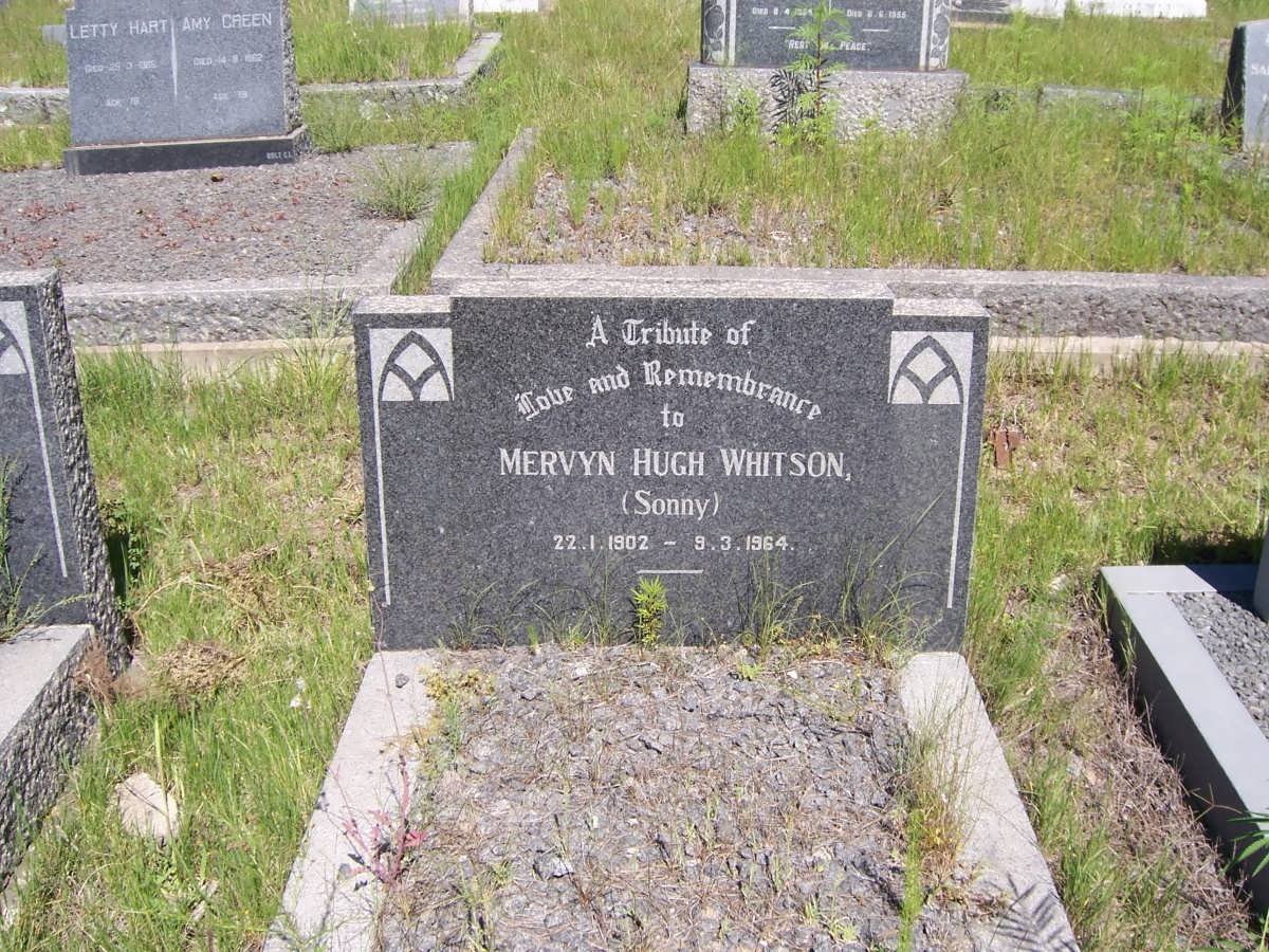 WHITSON Mervyn Hugh 1902-1964