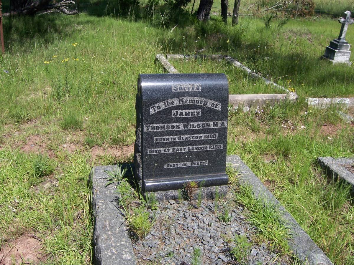 WILSON James Thomson 1888-1933