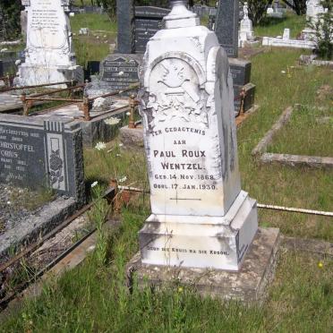 WENTZEL Paul Roux 1868-1930