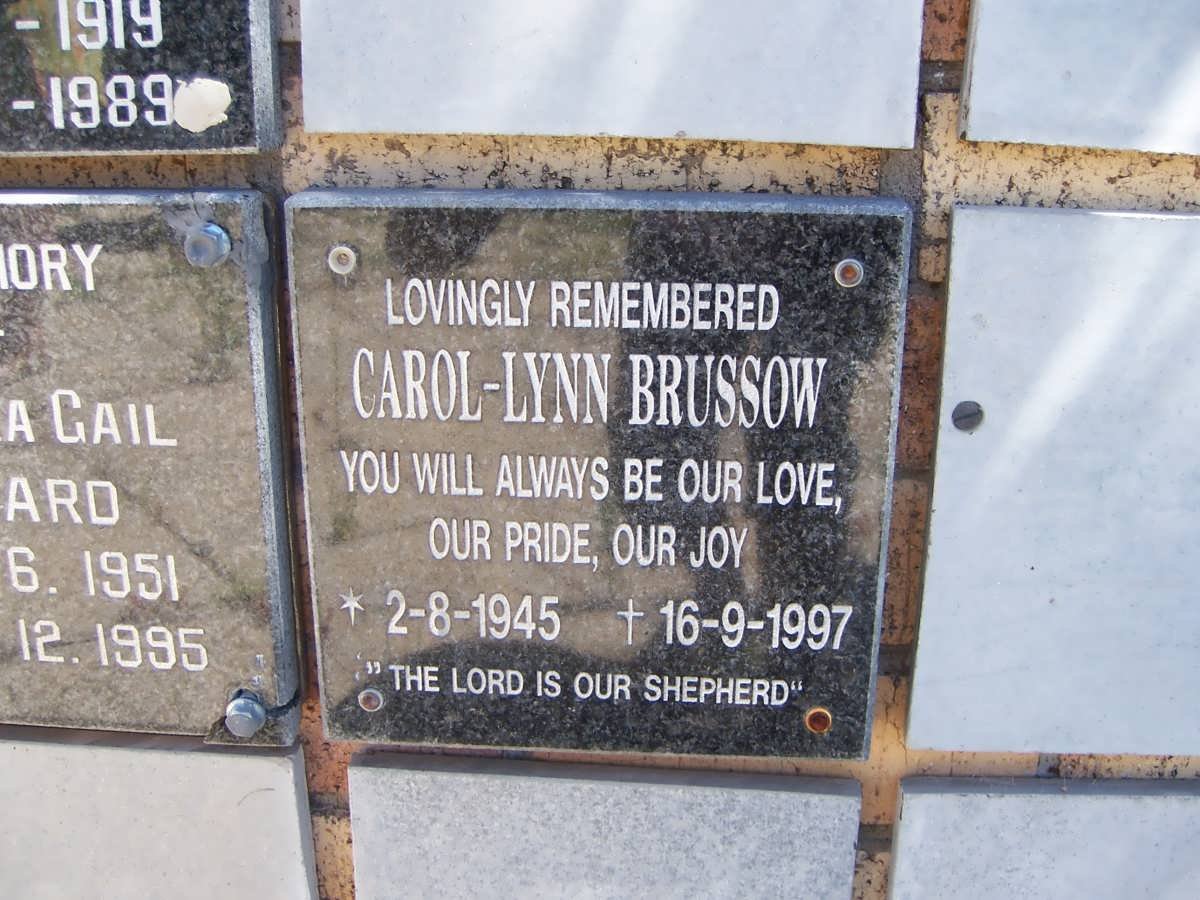 BRUSSOW Carol-Lynn 1945-1997
