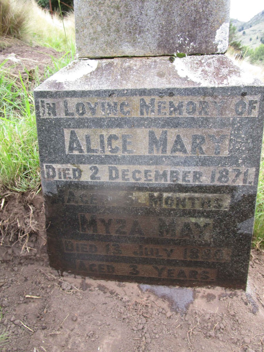 SMITH Alice Mary -1871 :: SMITH Myza May -1880