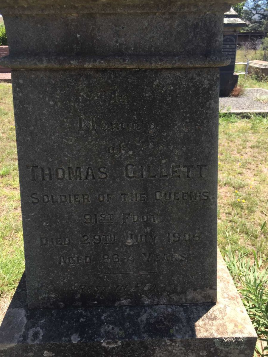 GILLETT Thomas -1905