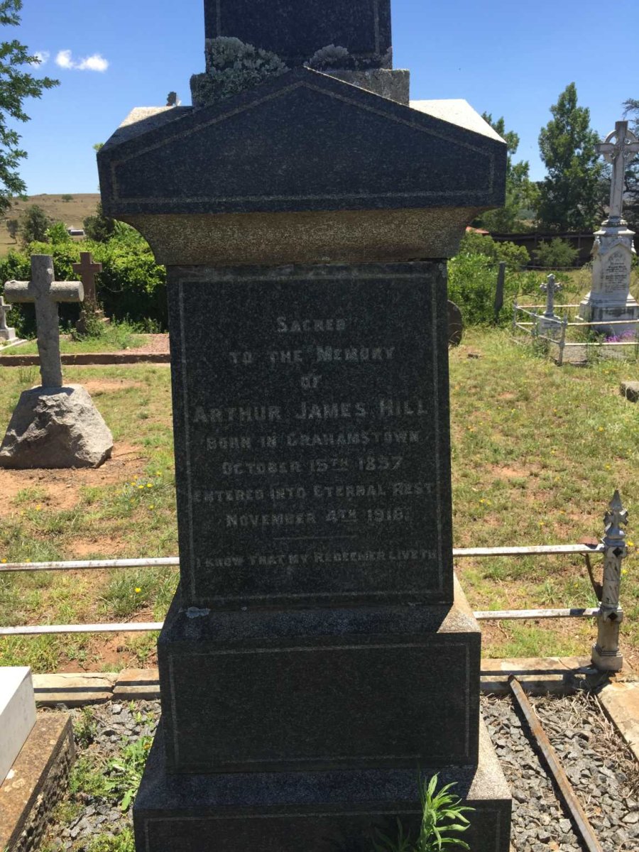 HILL Arthur James 1857-1916