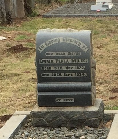 MILES Emma Perla 1872-1934
