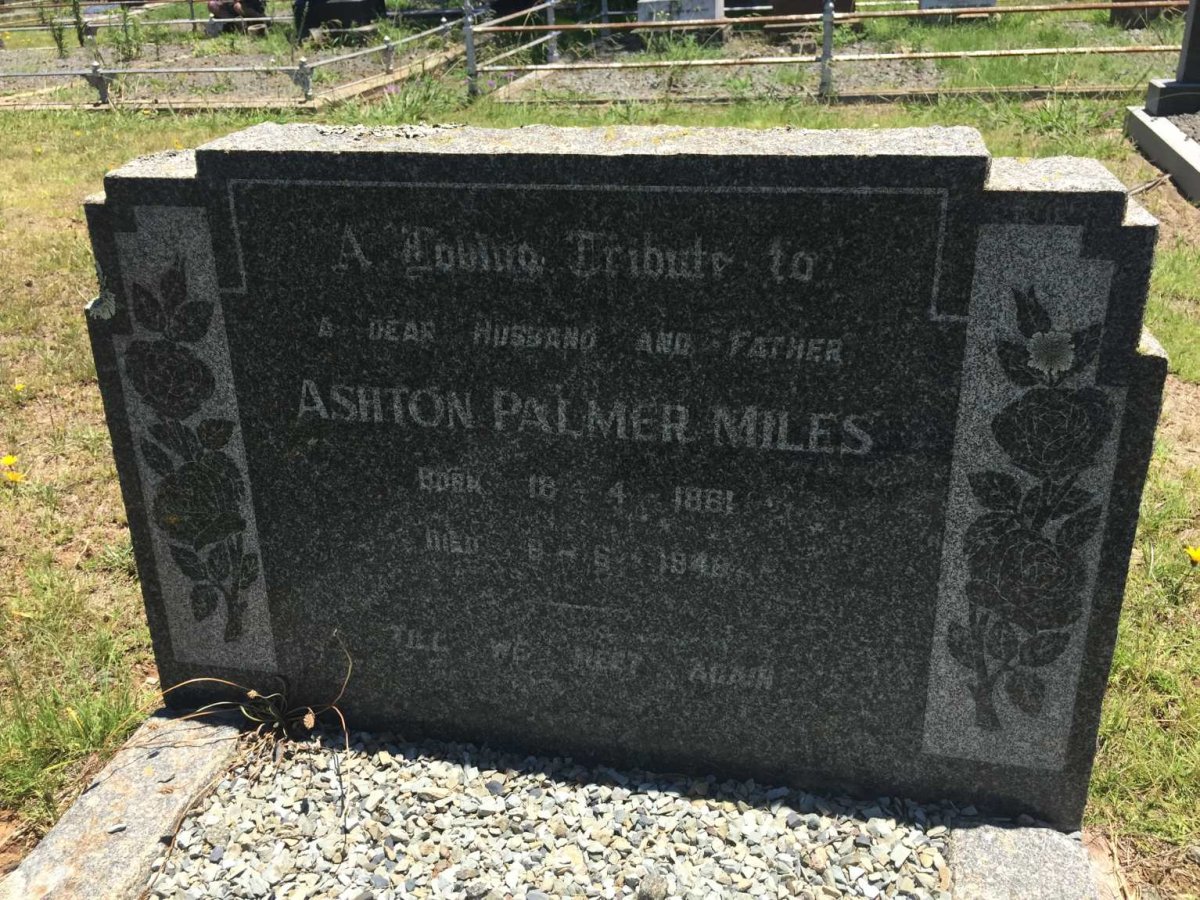 MILES Ashton Palmer 1881-1948