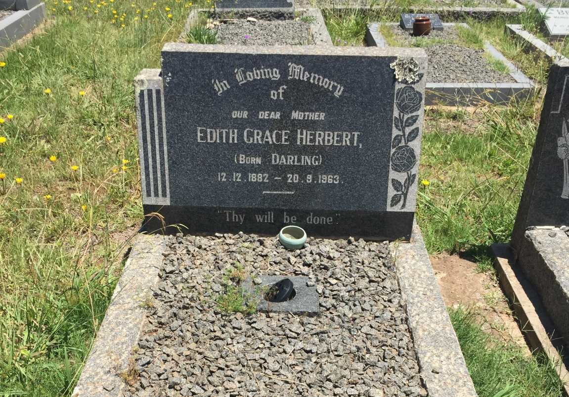 HERBERT Edith Grace nee DARLING 1882-1963