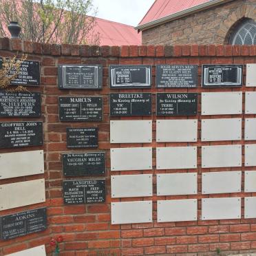3. Right view of wall