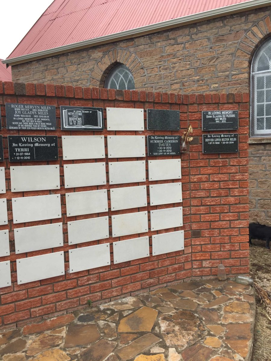 4. Far right of wall