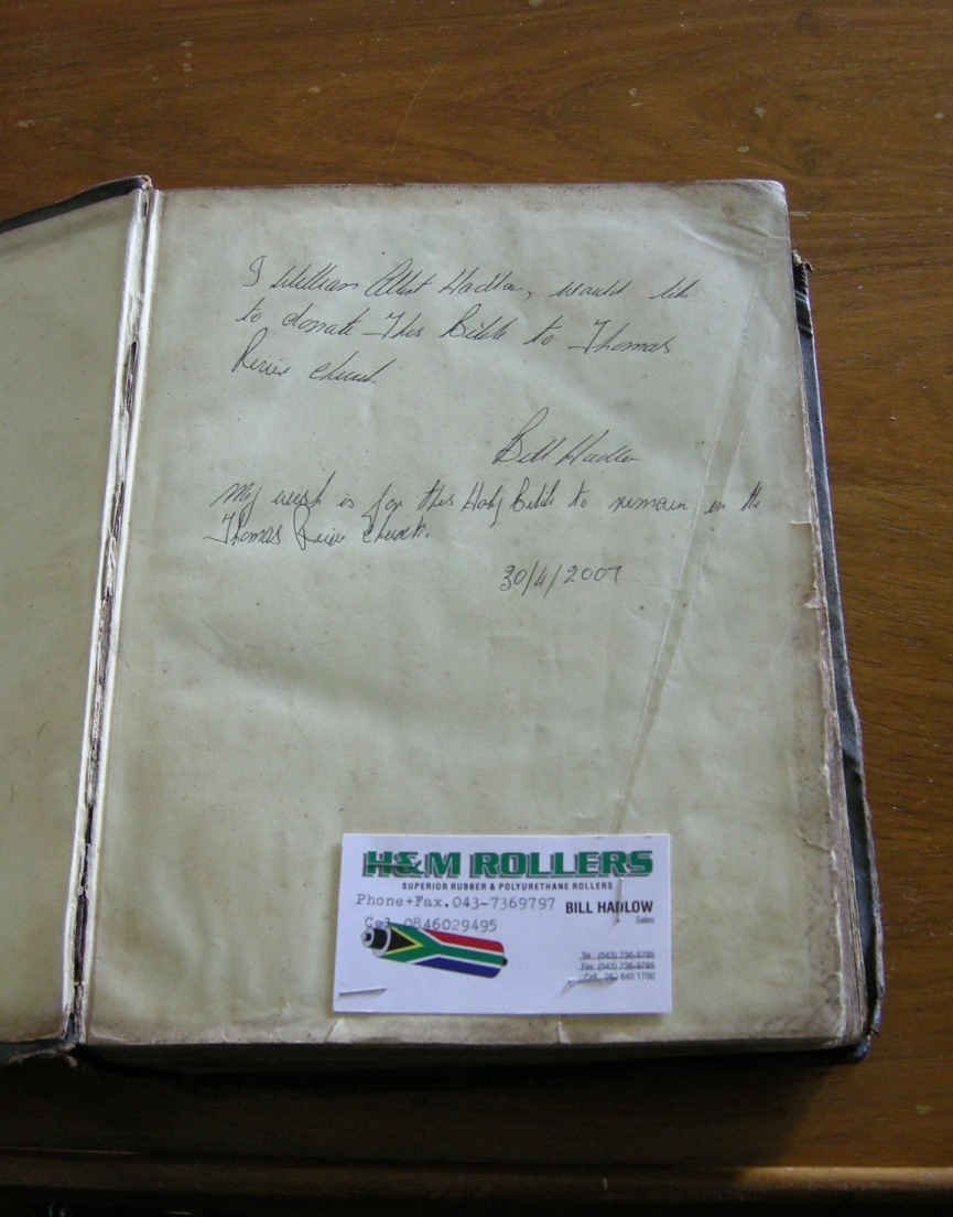4. HADLOW Bible