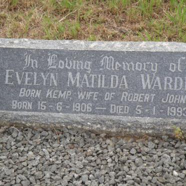 WARDLE Evelyn Matilda nee KEMP 1906-1993