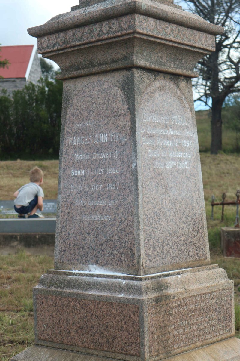FIELD Edward 1854-1907 &amp; Frances Ann GRAVETT 1860-1937