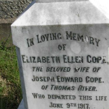 COPE Elizabeth Ellen -1917