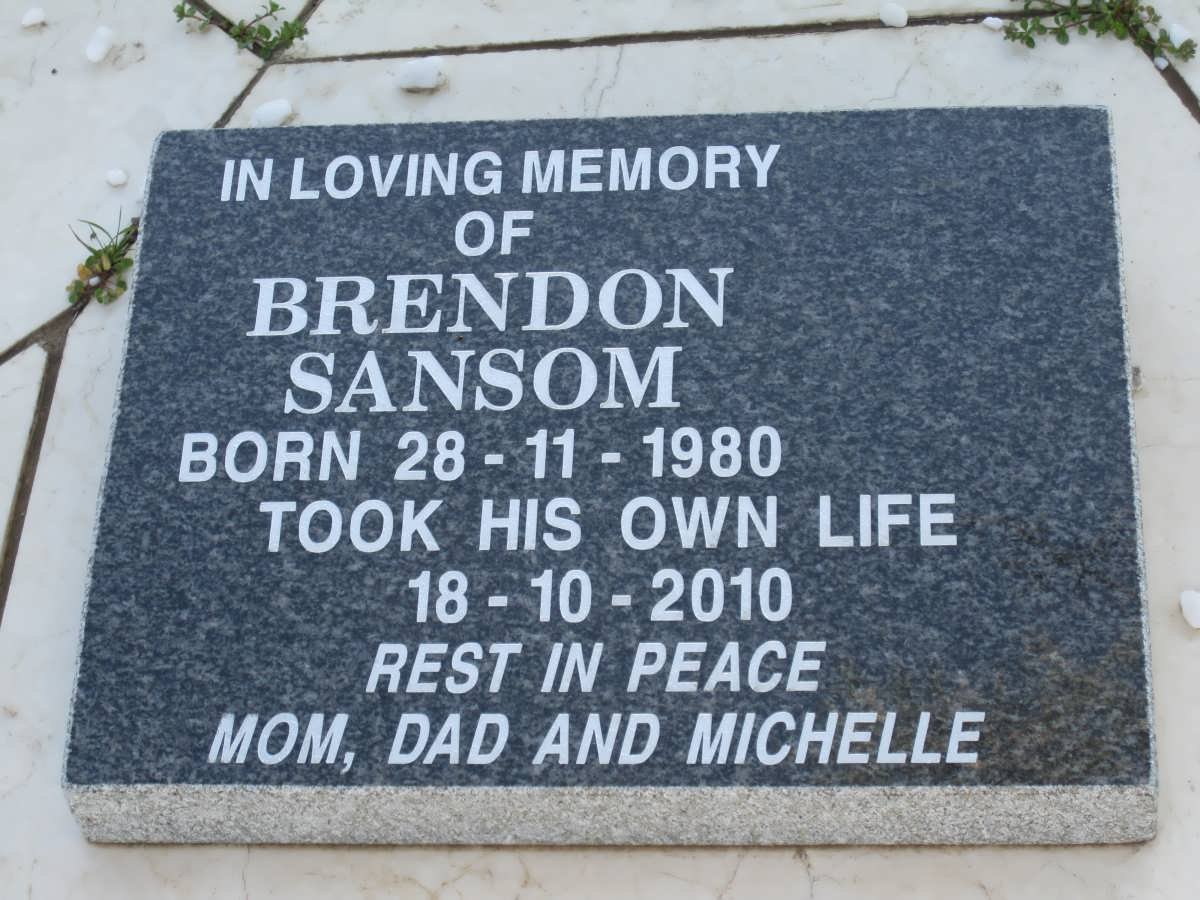 SANSOM Brendon 1980-2010