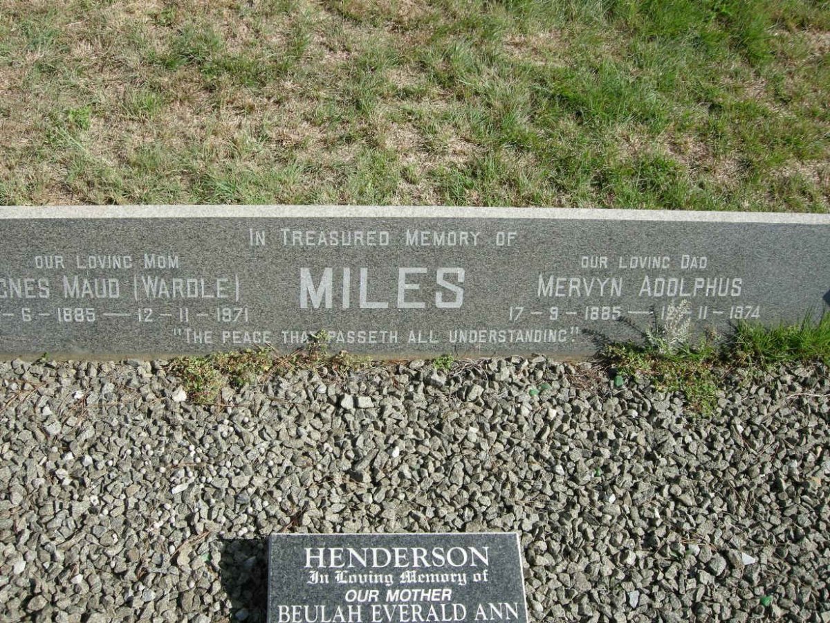MILES :: WARDLE :: HENDERSON :: DIBB